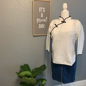 VINTAGE Asian Top Hand Sewn Crafted S